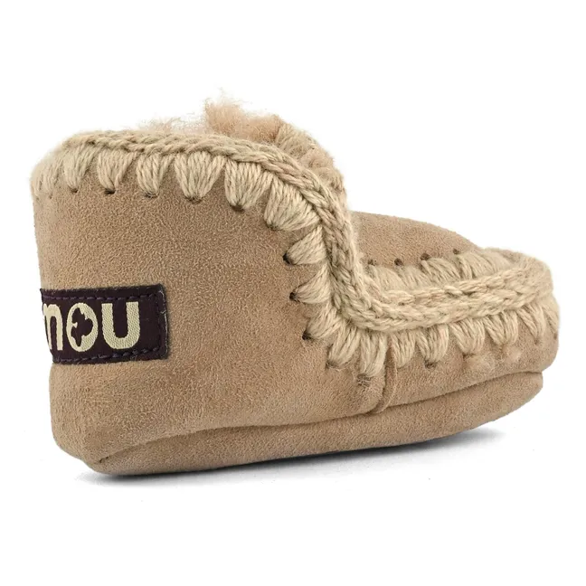 Chaussons Eskimo Suède | Camel
