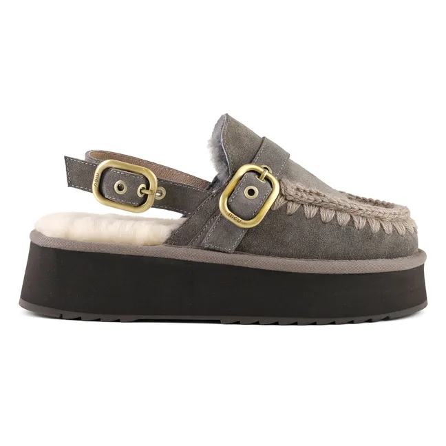 Zuecos suecos  | Gris