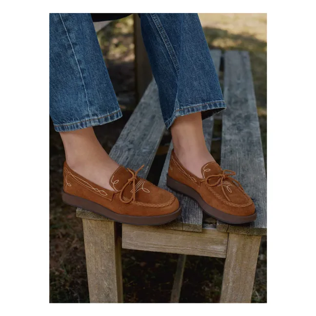 Mocasines de ante Totem | Camel