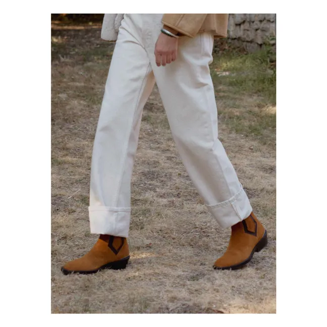 Stivali Clyde in pelle scamosciata | Camel