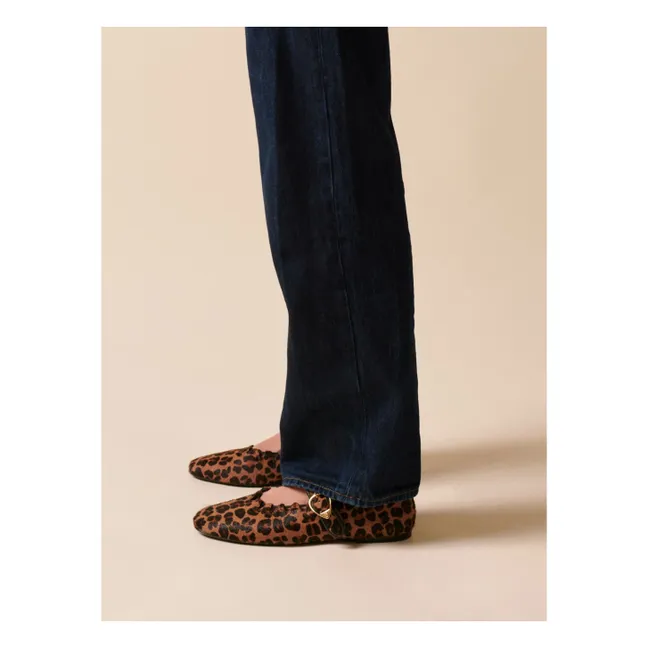 Bailarinas Ginger Leopard | Marrón