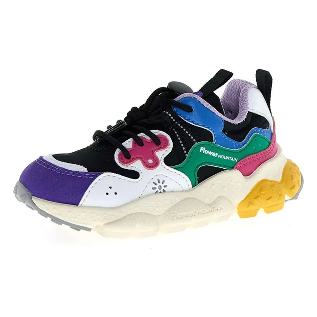 Sneaker Yamano 3 Schnürsenkel Eco-Leder und Nylon | Lavendel