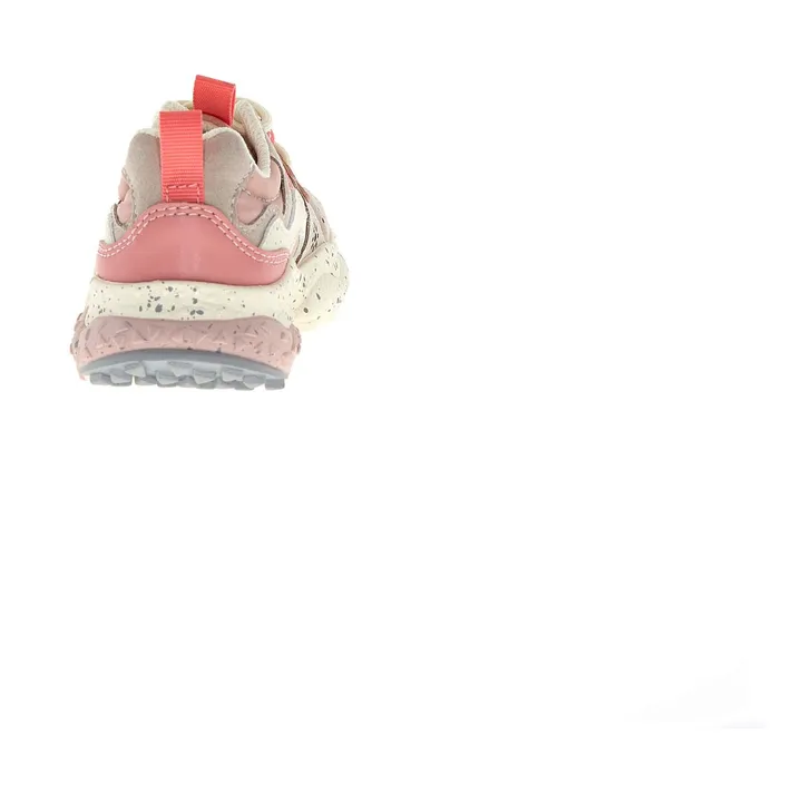 Baskets Yamano 3 Lacets Cuir Eco et Nylon | Rose- Image produit n°5