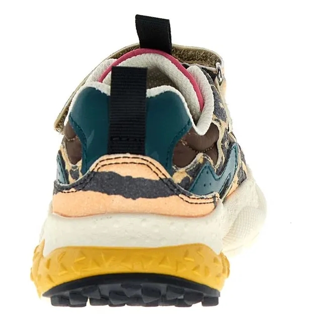 Yamano 3 Scratch Jungle Pony and Nylon Sneakers | Brown