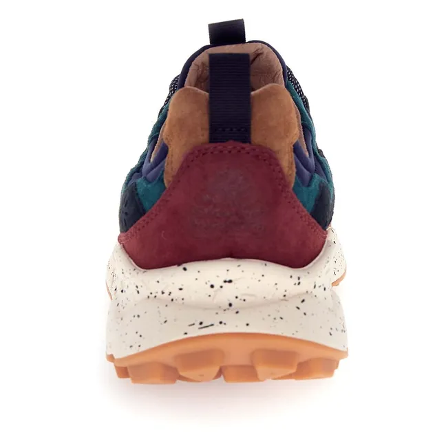 Baskets Yamano 3 Uni Suède et Nylon | Vert kaki