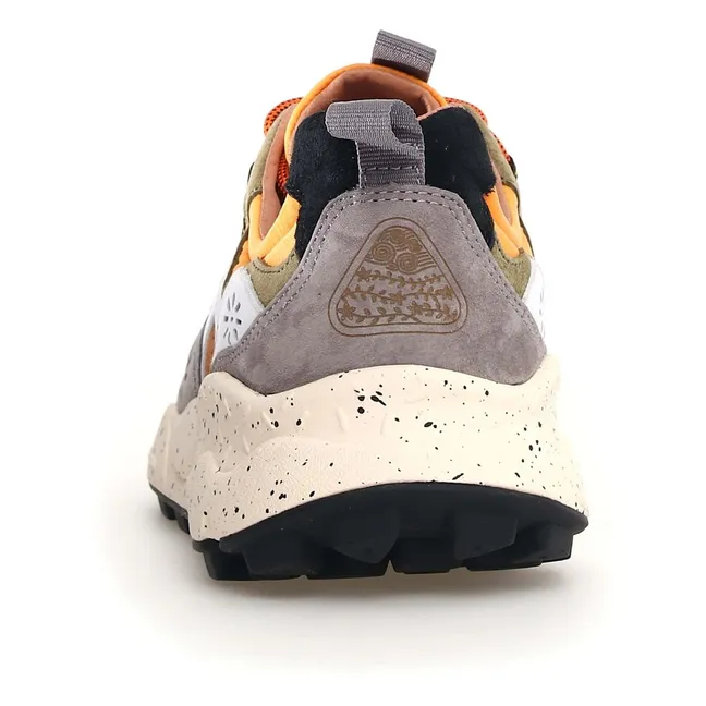 Sneakers Yamano 3 in pelle scamosciata e nylon | Giallo senape