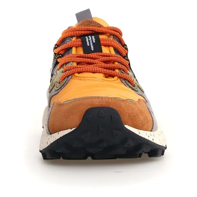 Sneakers Yamano 3 in pelle scamosciata e nylon | Giallo senape