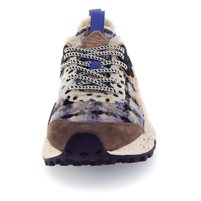 Sneakers Kotetsu in pelle scamosciata e lana | Grigio