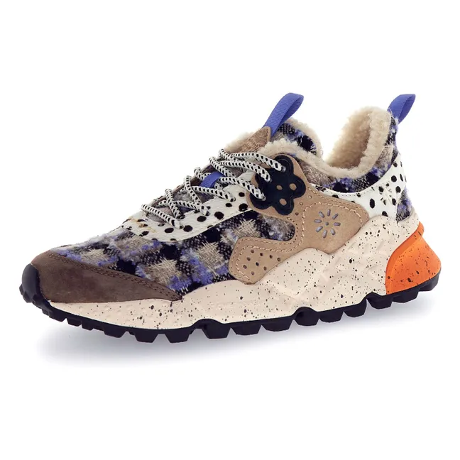 Kotetsu Suede and Wool Sneakers | Grey