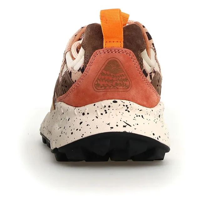 Baskets Yamano 3 Uni Suède, Nylon et Imprimé | Beige