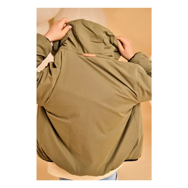 Chaqueta Gordon Sherpa Reversible | Verde oliva