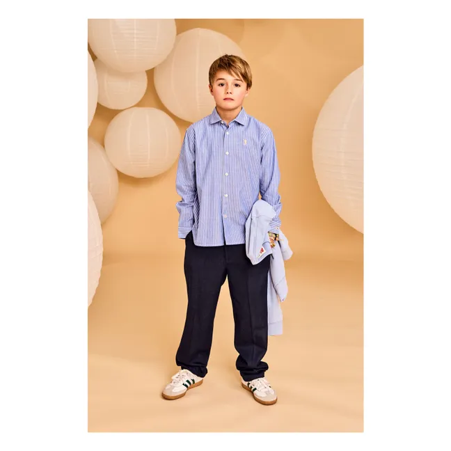 Chemise Bart Box Rayée | Bleu