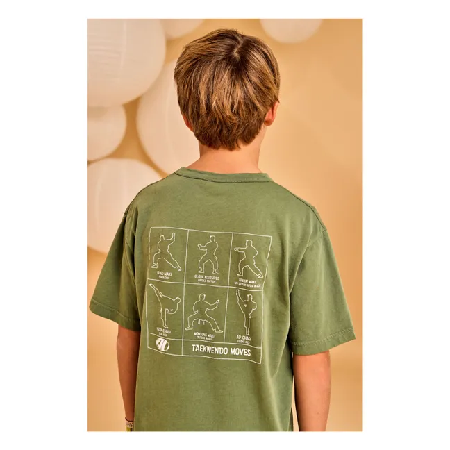 Silas Taekwendo Organic Cotton T-shirt | Green