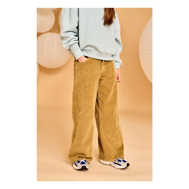 Pantalon Leyla Ardo Velours Côtelé | Jaune moutarde