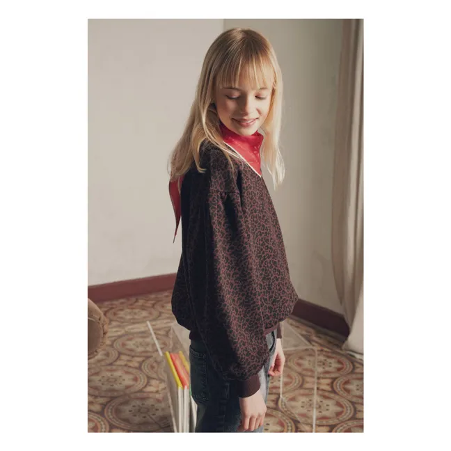 Sweat Bueno Léopard | Marron