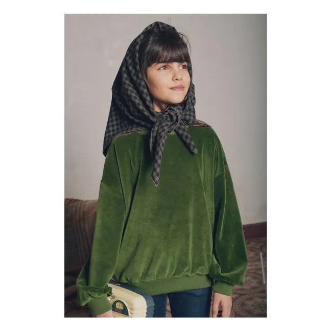 Sweat Maxime Velours | Vert