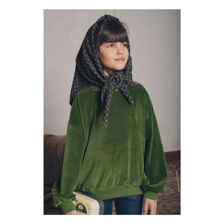 Sudadera Maxime Velours | Verde- Imagen del producto n°0