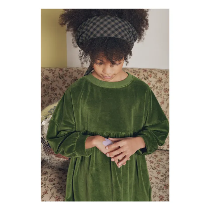 Robe Léopoldine | Vert- Image produit n°2