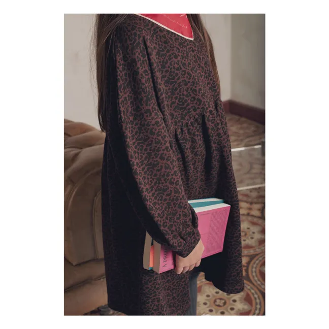 Robe Léopoldine Léopard | Marron