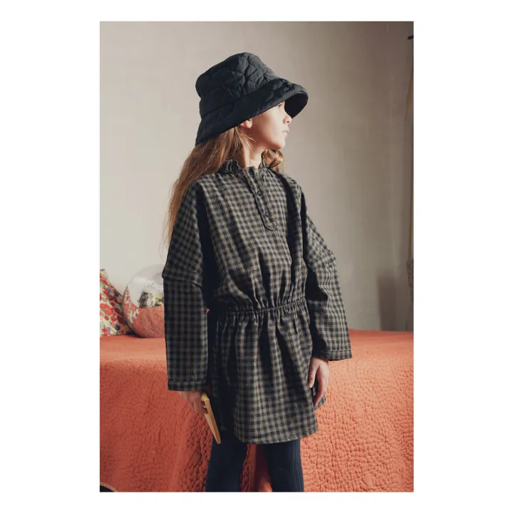 Robe Andrea | Vert kaki- Image produit n°1