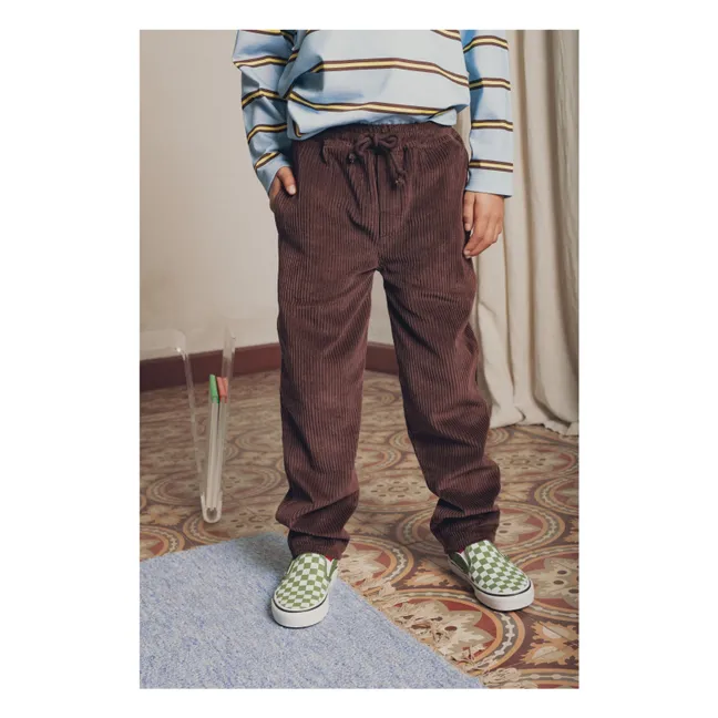 Maxou Velvet Pants | Brown