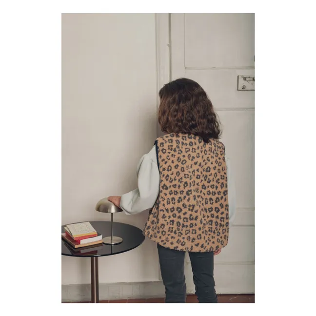 Gilet Joe Léopard | Beige