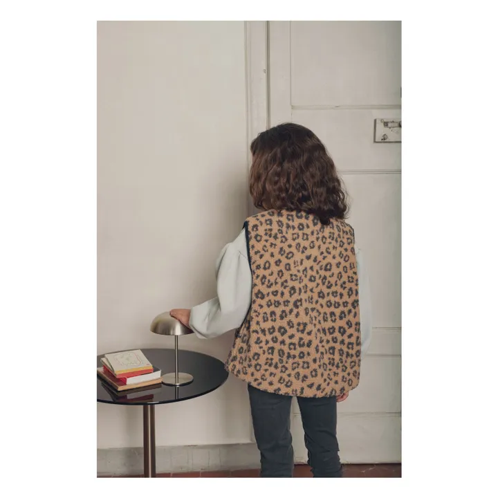 Chaleco de leopardo Joe | Beige- Imagen del producto n°2