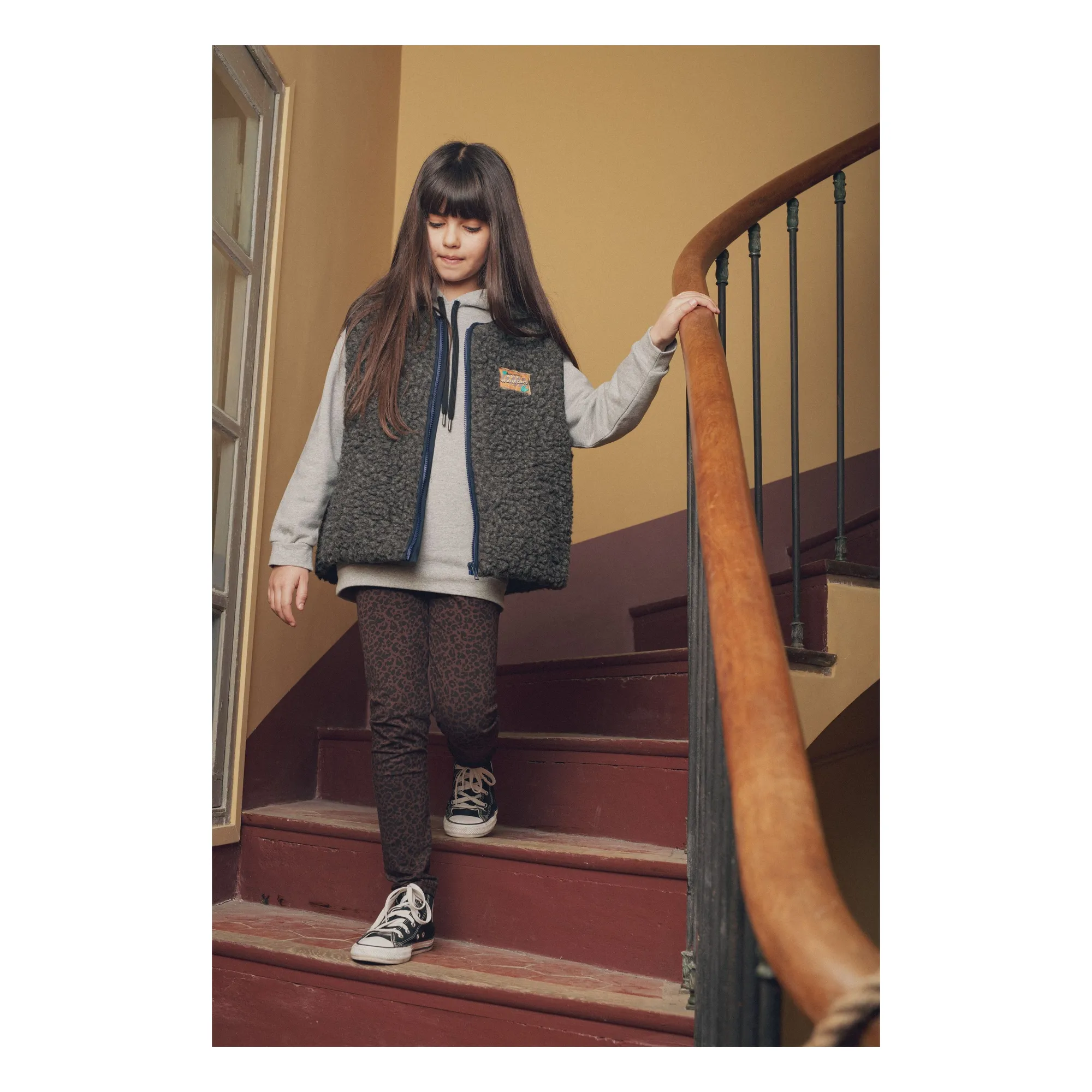Marlot Paris Boys Grey Joe Sherpa Vest