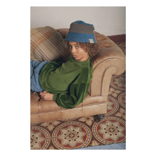 Sudadera Maxime Velours | Verde