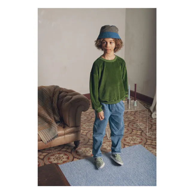 Sweat Maxime Velours | Vert