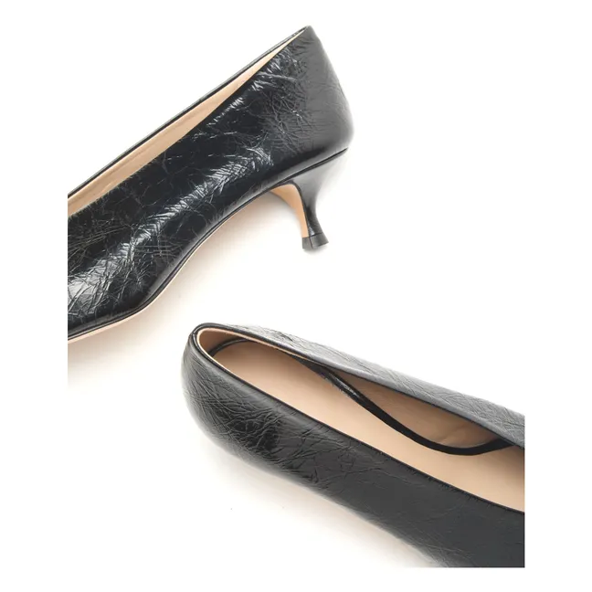 Pumps Babouche Nappaleder | Schwarz