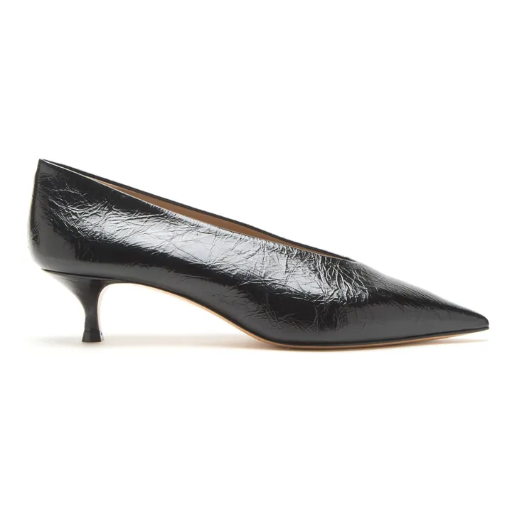 Escarpins Babouche Nappa Leather | Black- Product image n°0