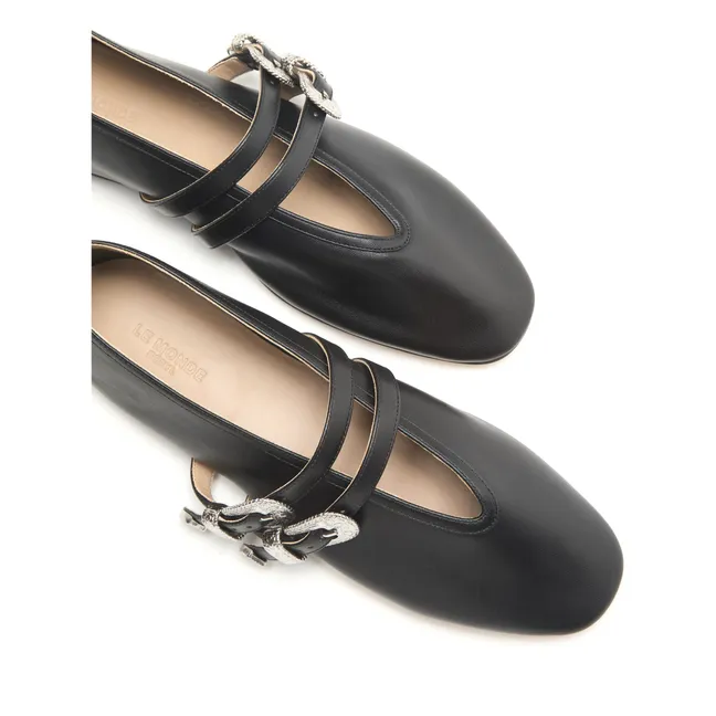 Ballerines Claudia Cuir | Noir