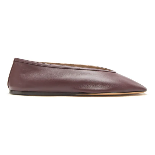 Ballerines Luna Cuir | Chocolat