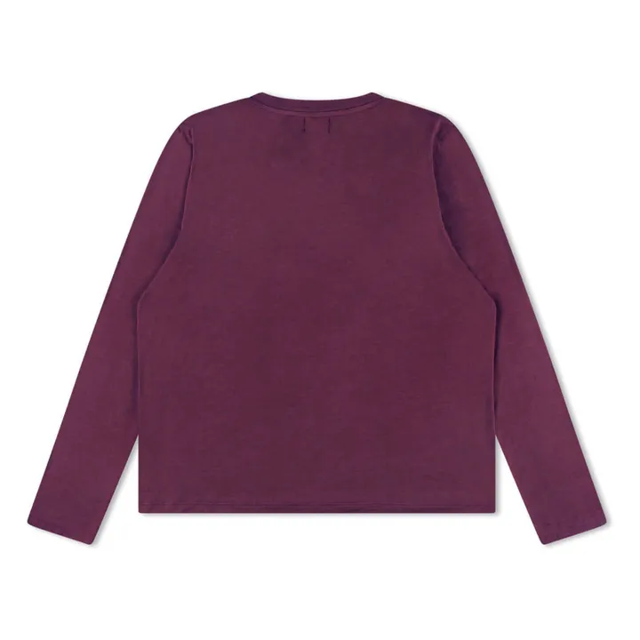 Camiseta de modal | Berenjena- Imagen del producto n°3