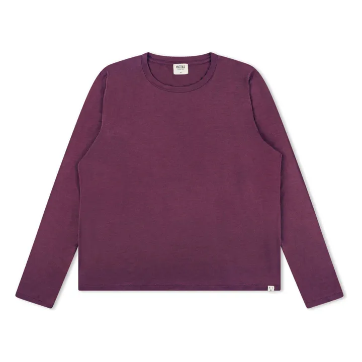 Camiseta de modal | Berenjena- Imagen del producto n°0