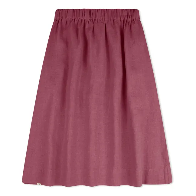 Jupe Midi Lin | Mauve