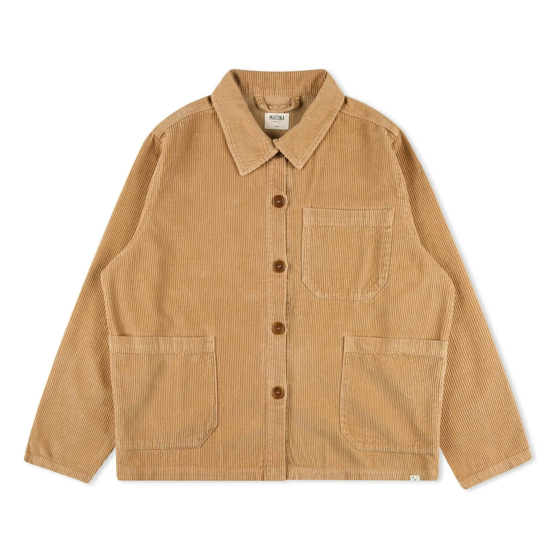 Matona Camel Organic Cotton Corduroy Jacket