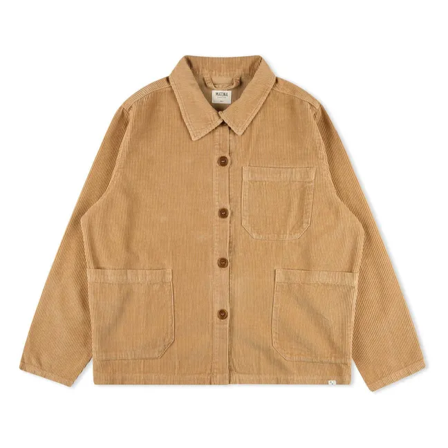 Veste Velours Côtelé Coton Bio | Camel