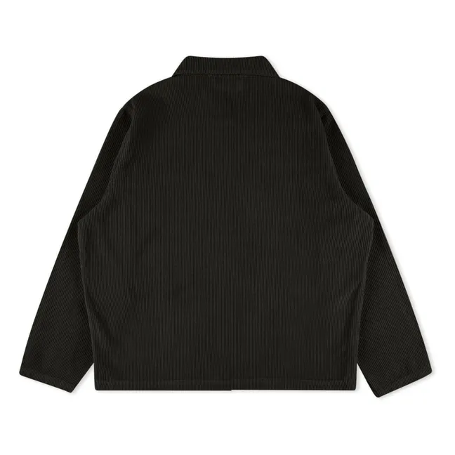 Chaqueta de pana de algodón orgánico | Negro