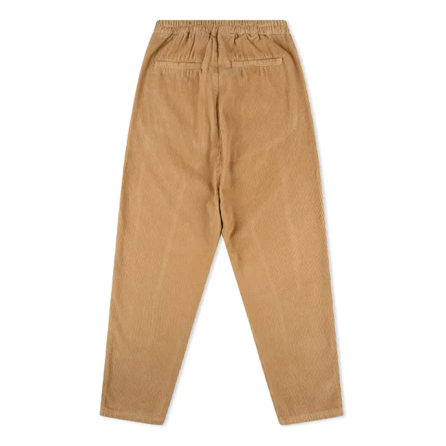 Pantaloni di velluto a coste in cotone biologico | Camel