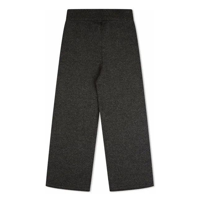 Pantalon Culotte Laine | Gris anthracite