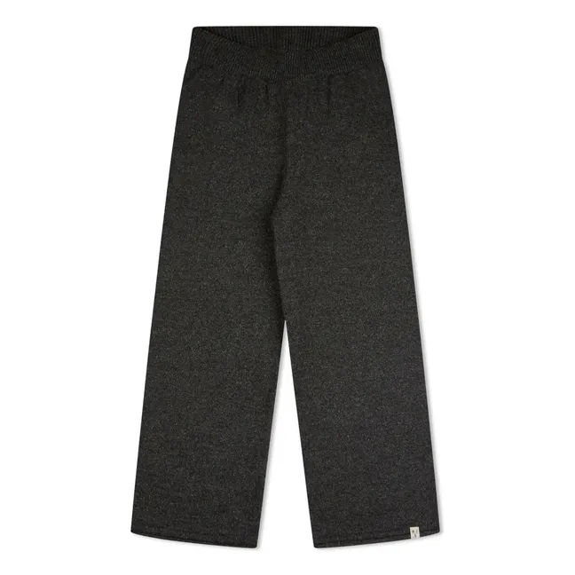 Pantalon Culotte Laine | Gris anthracite