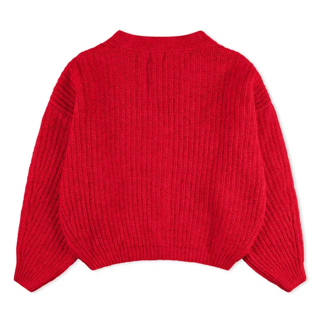 Cardigan Laine | Rouge