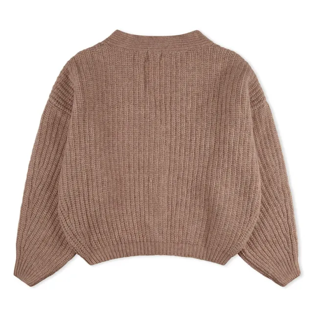 Cardigan Laine | Marron