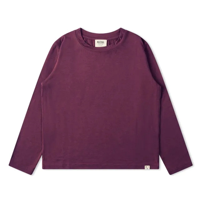 Camiseta Uni Modal | Berenjena