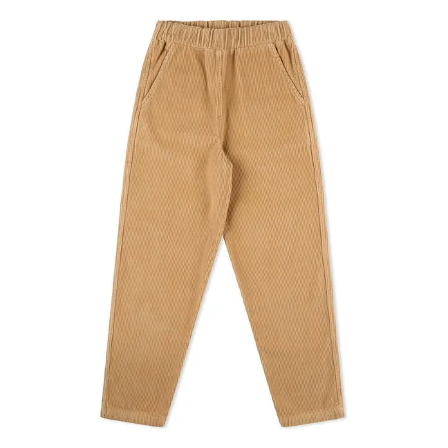 Pantalones de pana de algodón ecológico | Camel