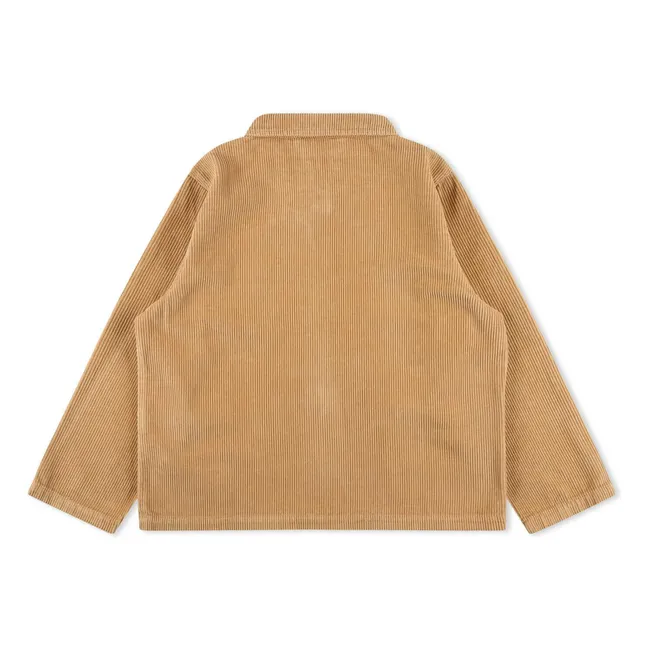 Chaqueta de pana de algodón orgánico | Camel