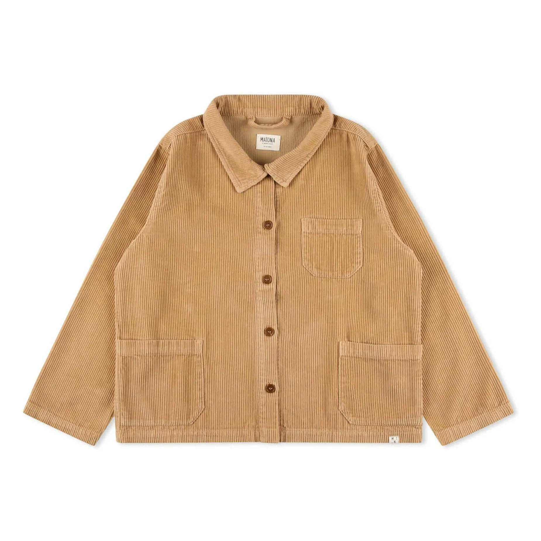 Matona Camel Organic Cotton Corduroy Jacket