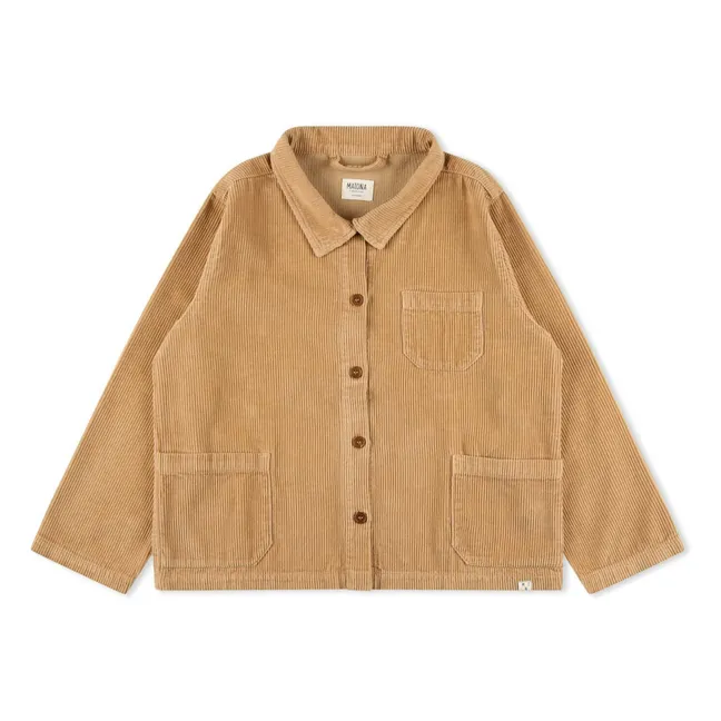 Veste Velours Côtelé Coton Bio | Camel